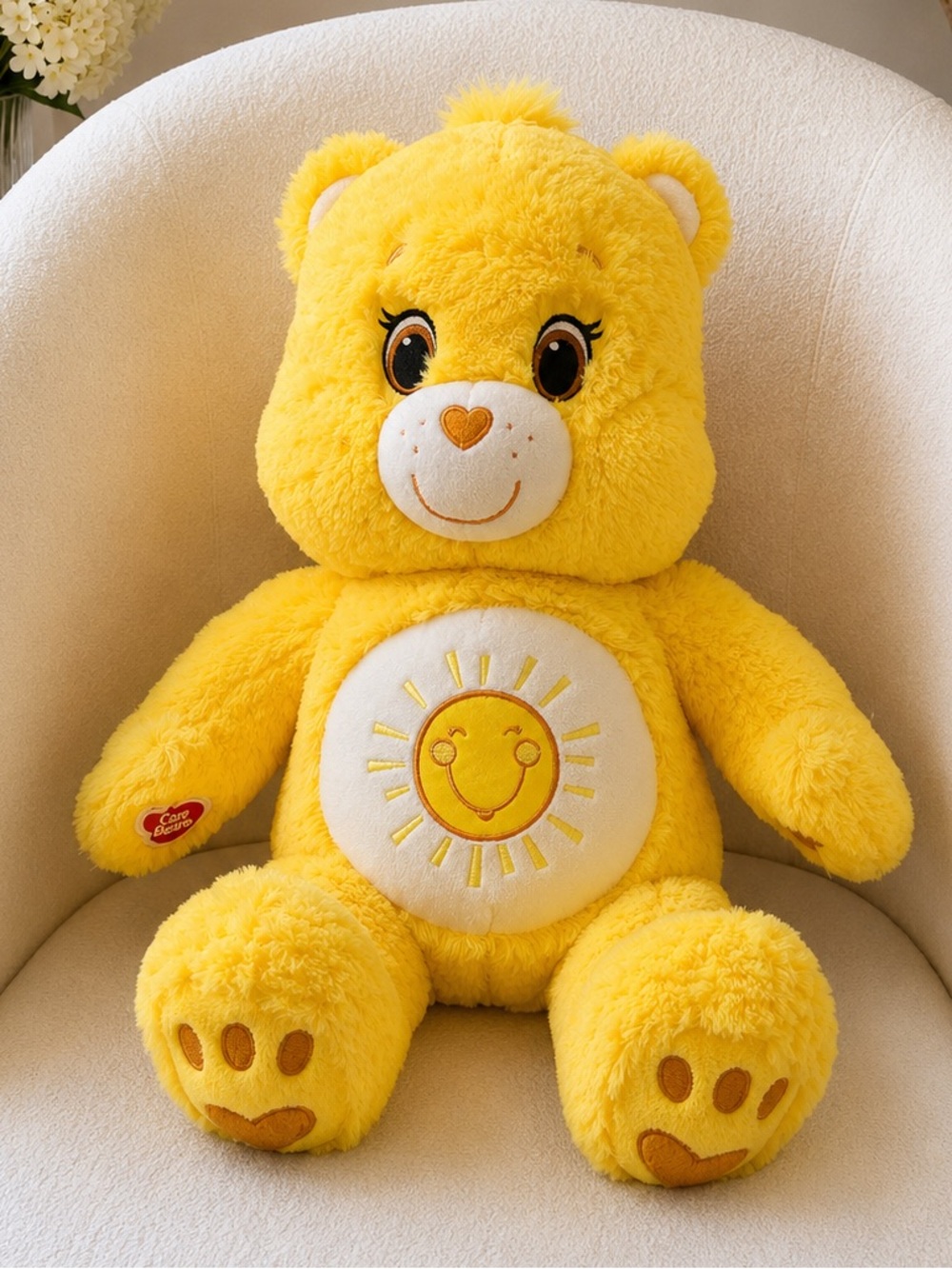 2015 Care Bears "Funshine Bear"- Build A Bear Workshop - 18" โSunshine Bearโ